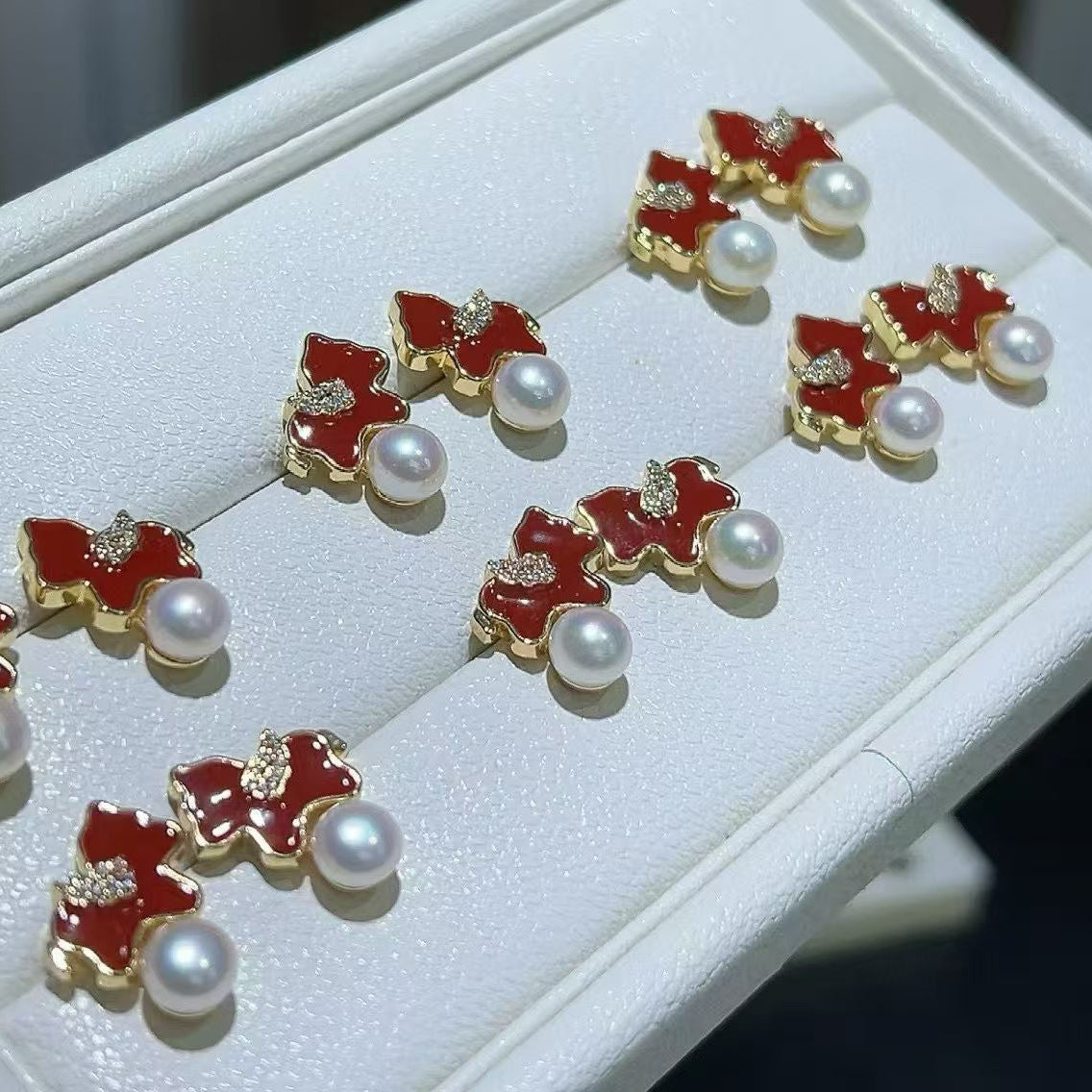 Year of the Horse Lucky Pearl Studs