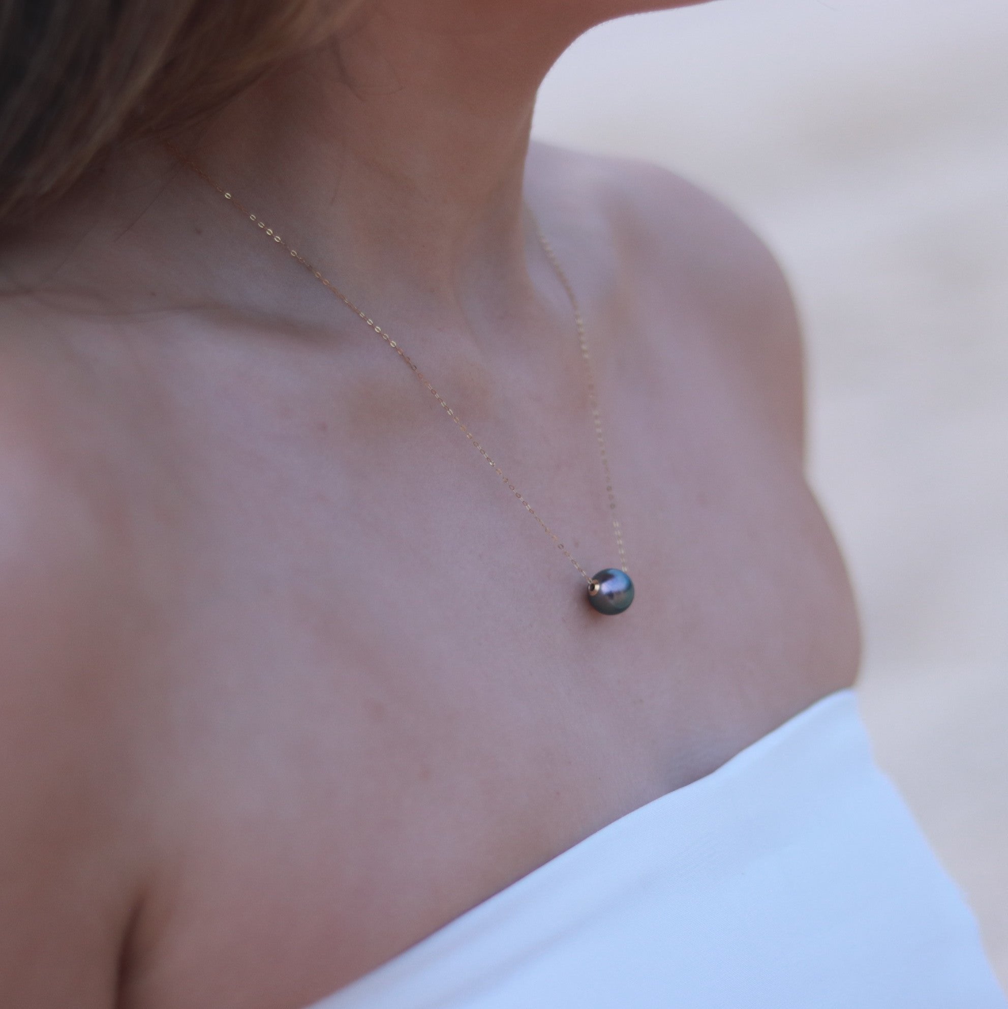 Tahitian Pearl Solitaire Pendant