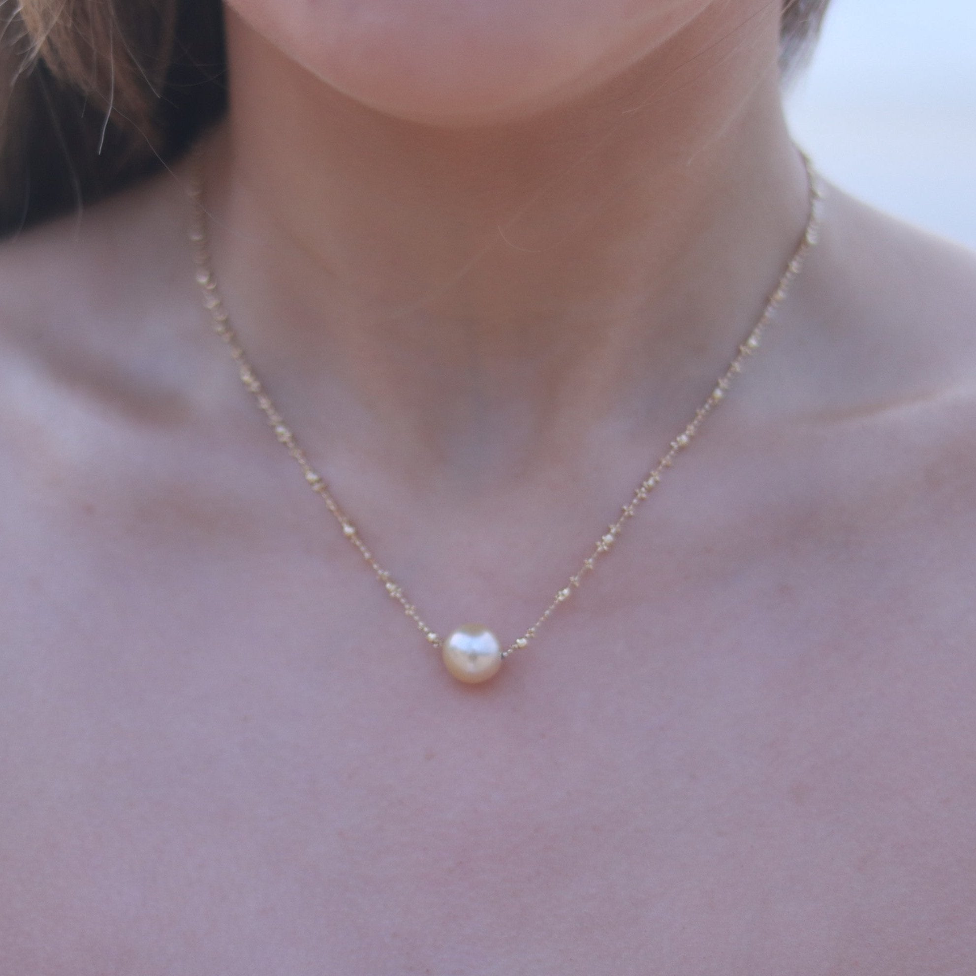 18k Gold Fairy Necklace