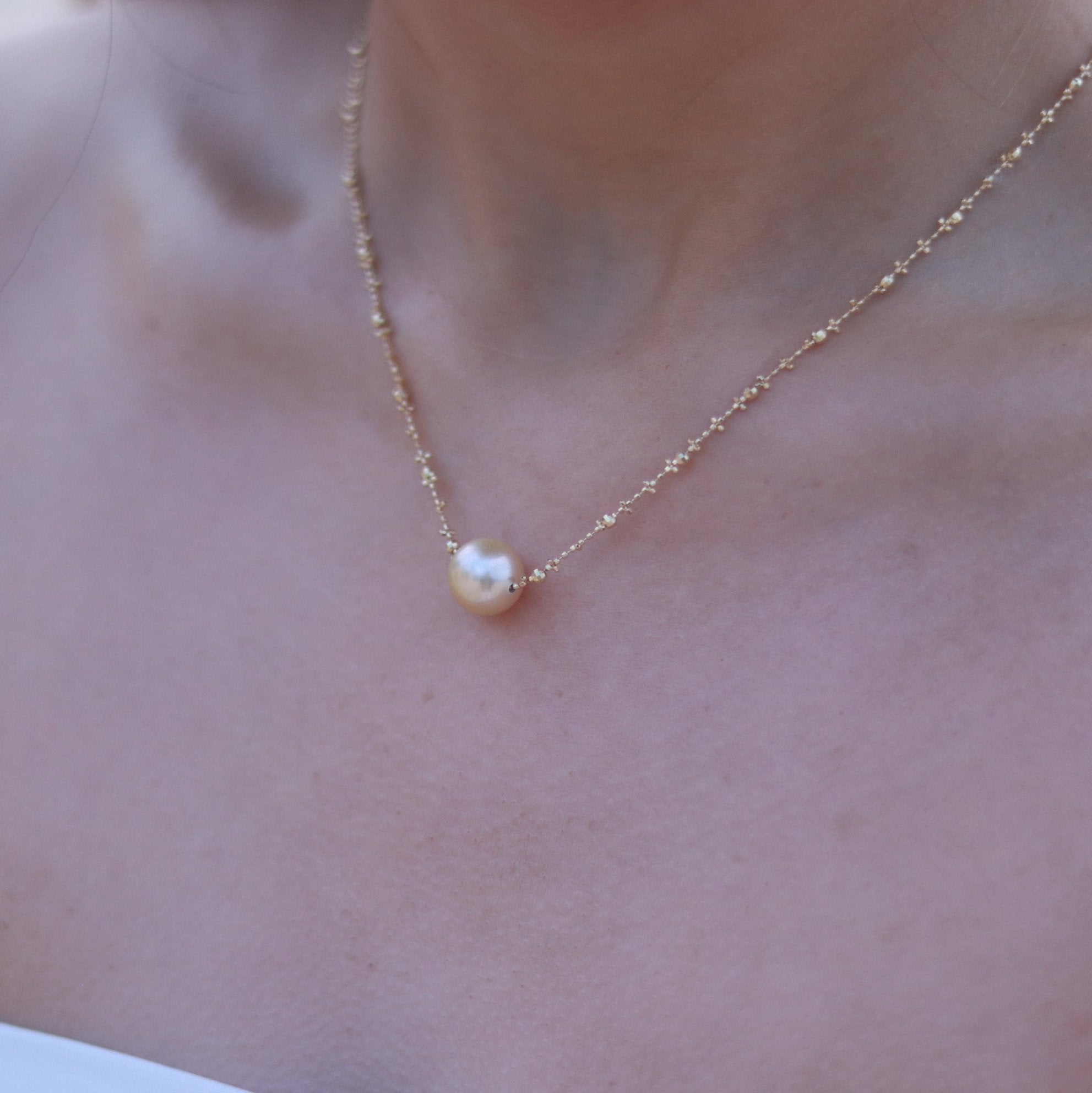 18k Gold Fairy Necklace