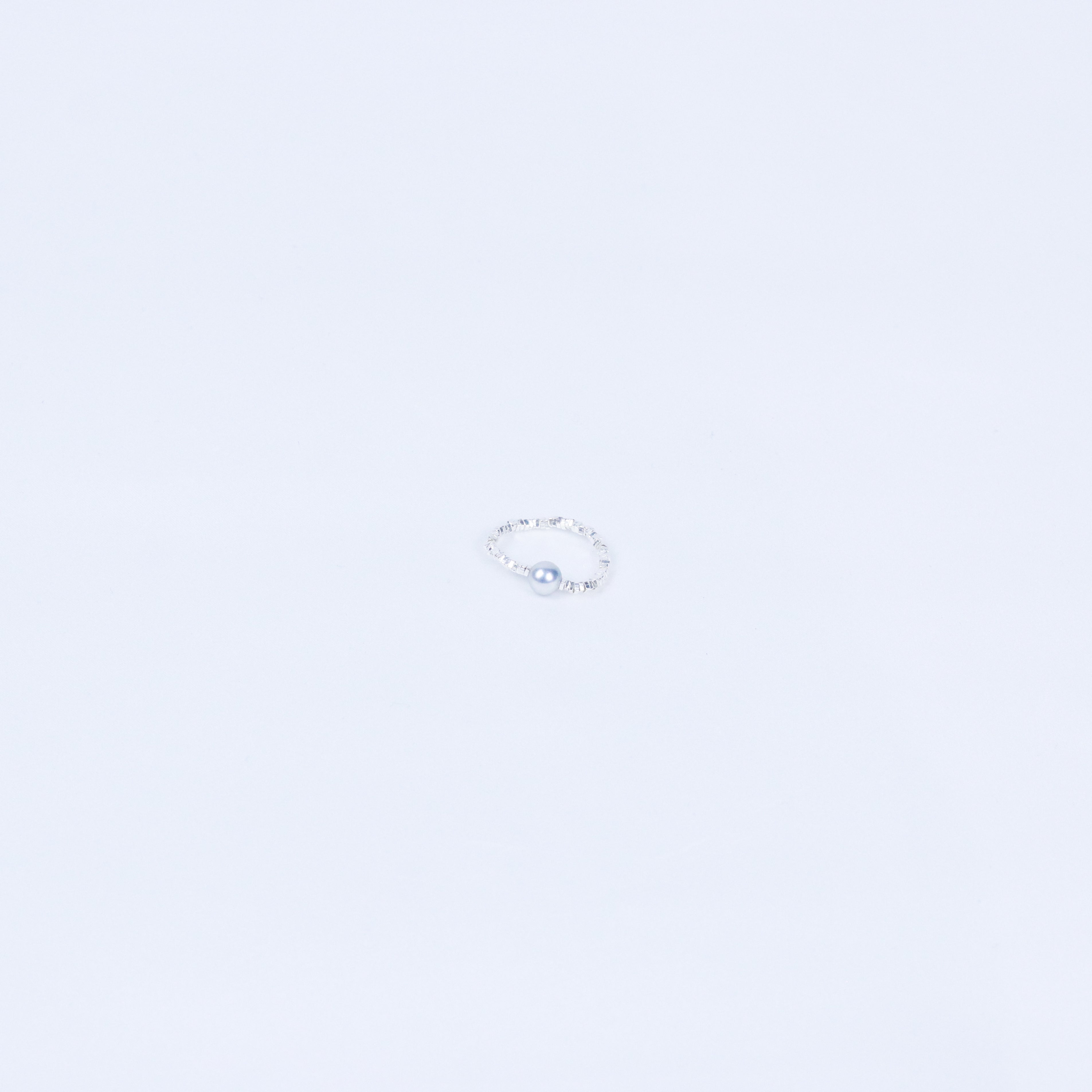 Full of Silver Pearl Ring