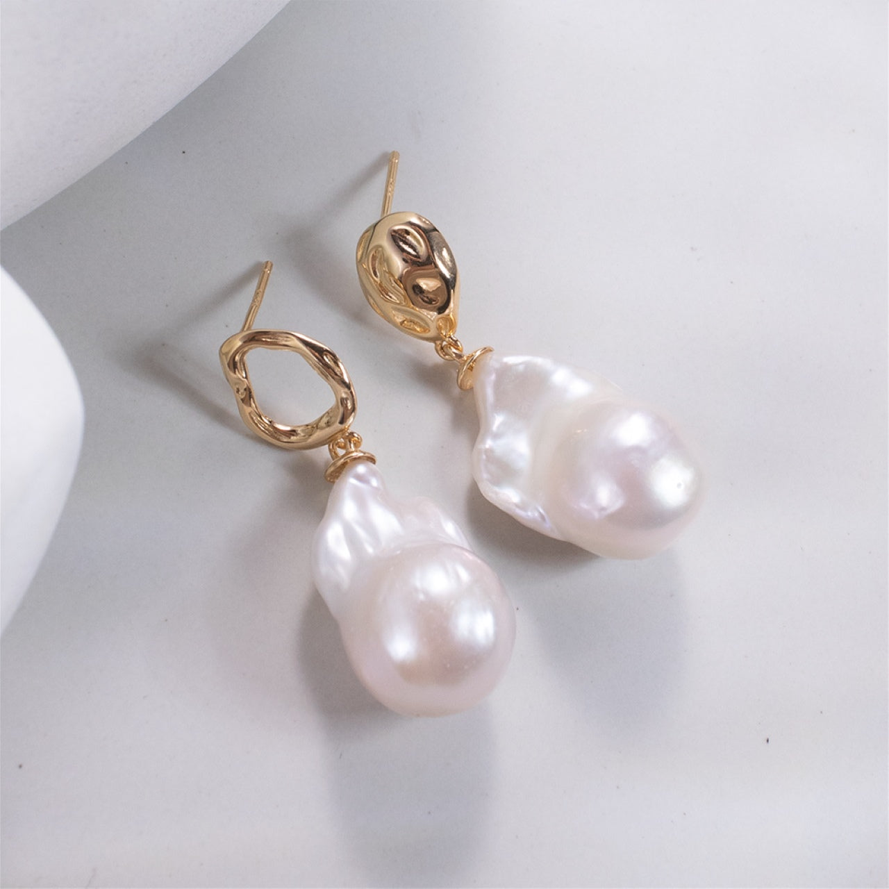 Baroque Pearl Drop Earrings