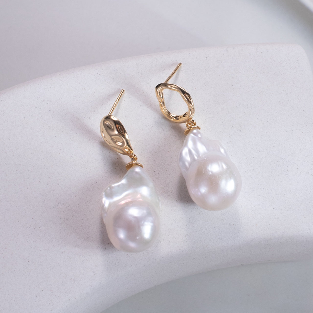 Baroque Pearl Drop Earrings