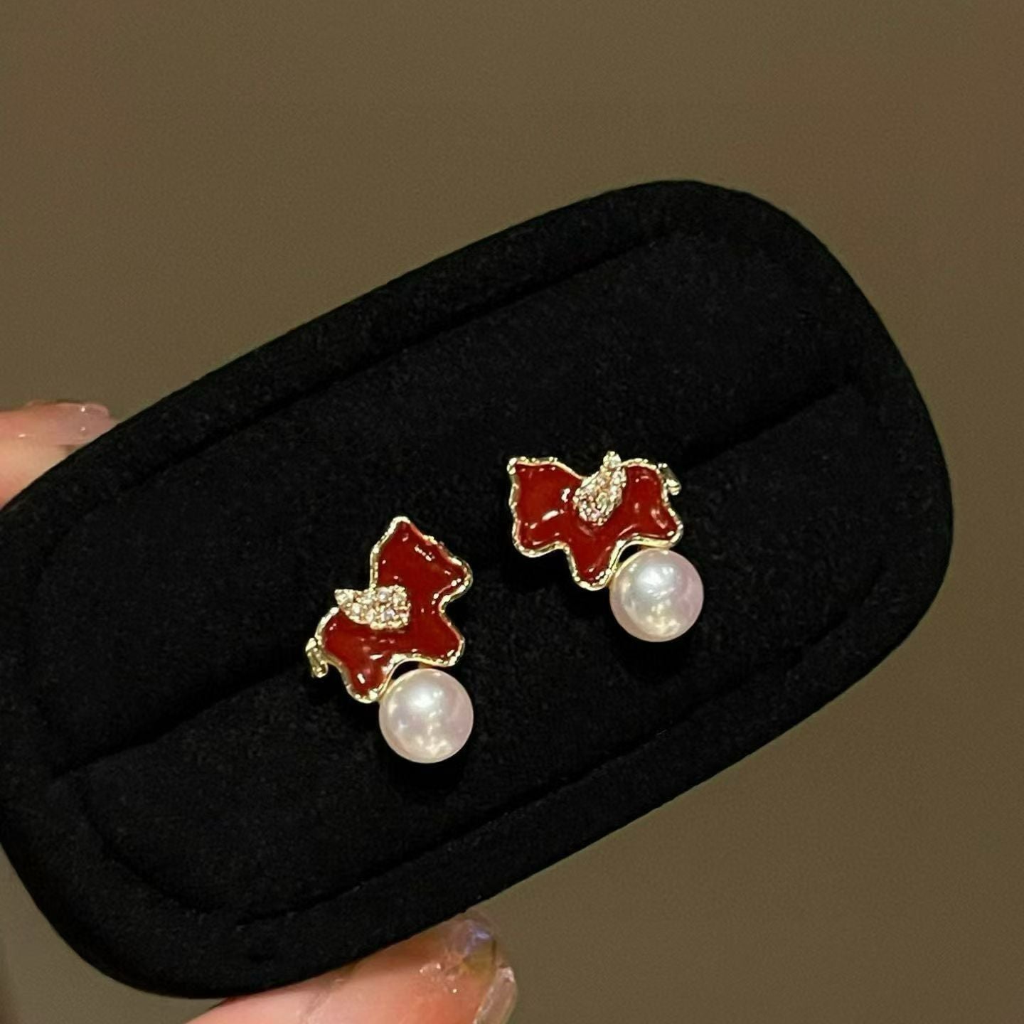 Year of the Horse Lucky Pearl Studs