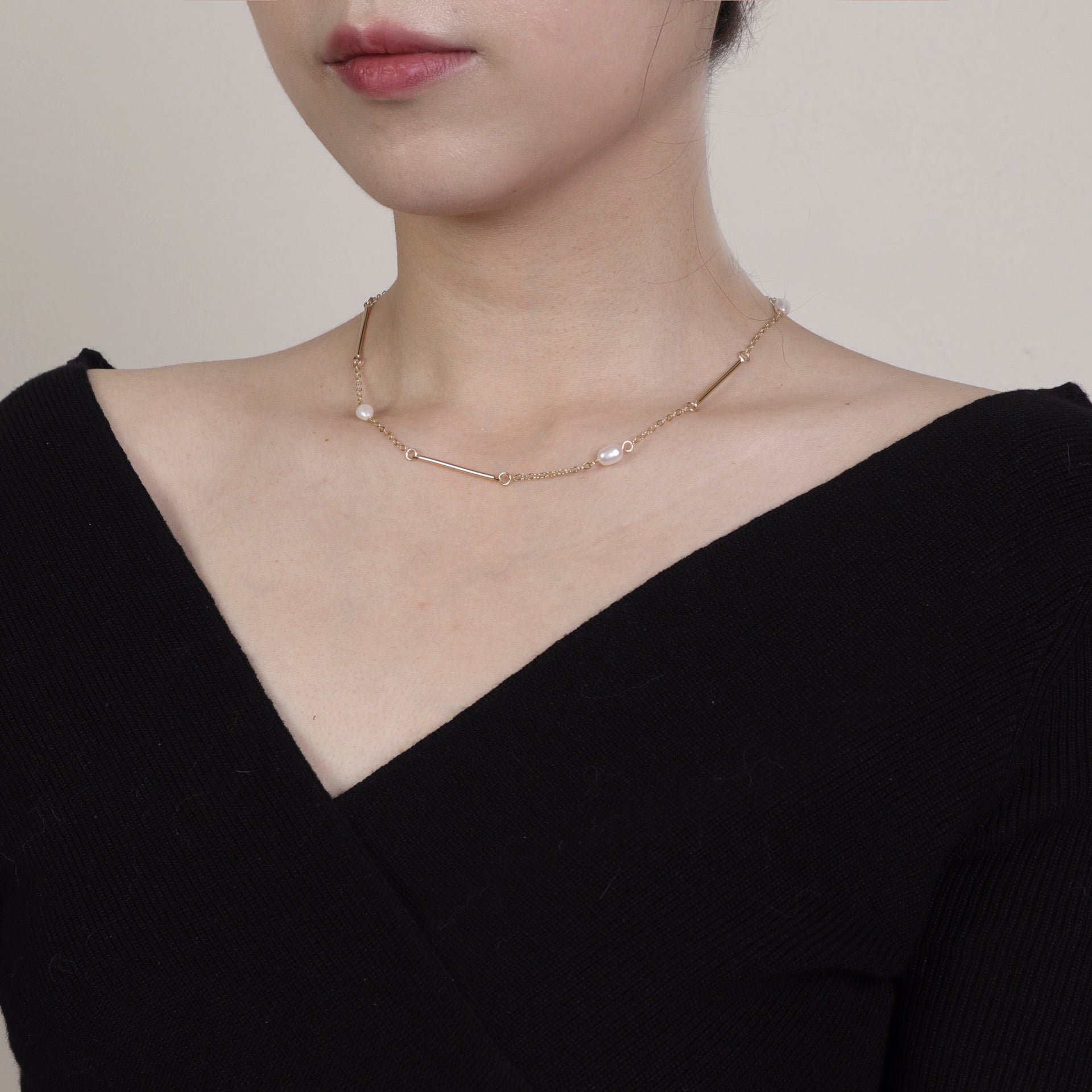 Starlight & Baby Pearl Layered Necklace Set