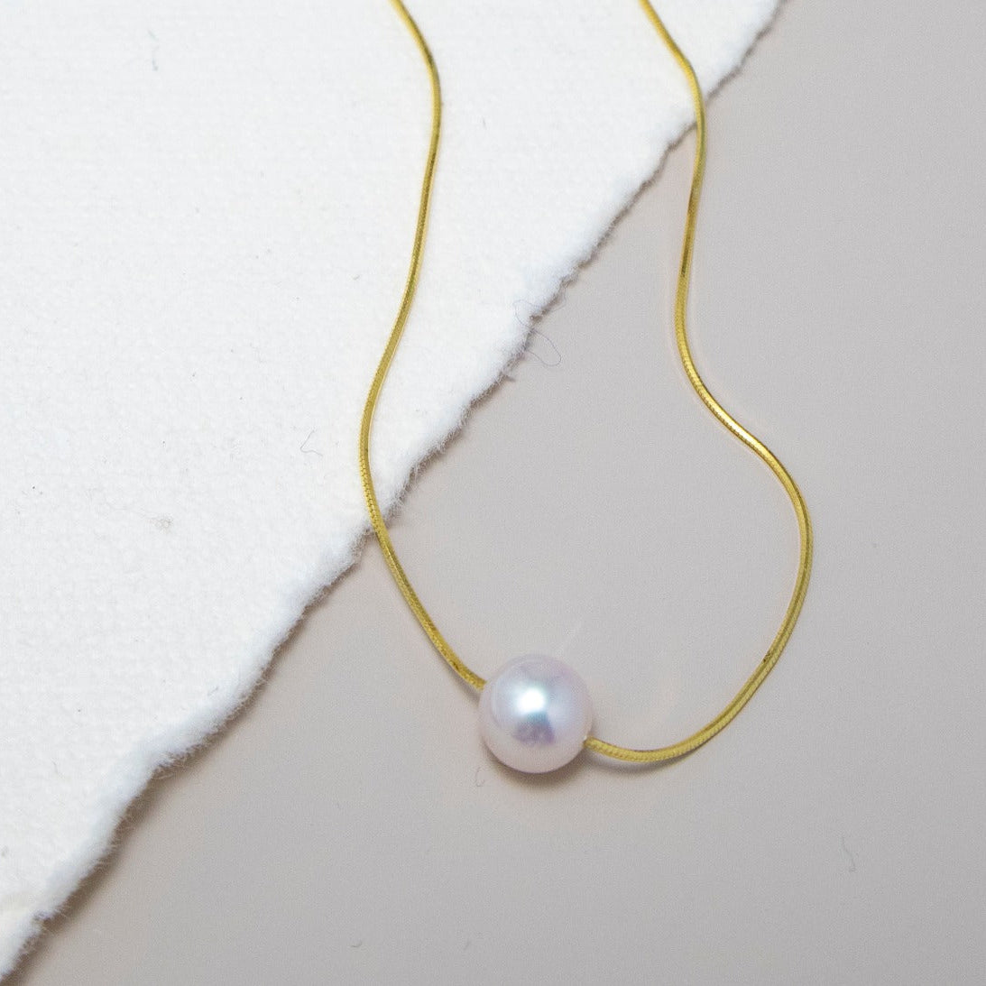 Classic Single Pearl Necklace