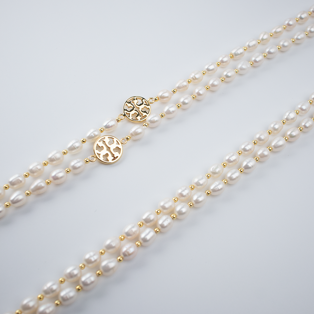 Modern Oriental Long Pearl Necklace - 190cm Multi-Style Design